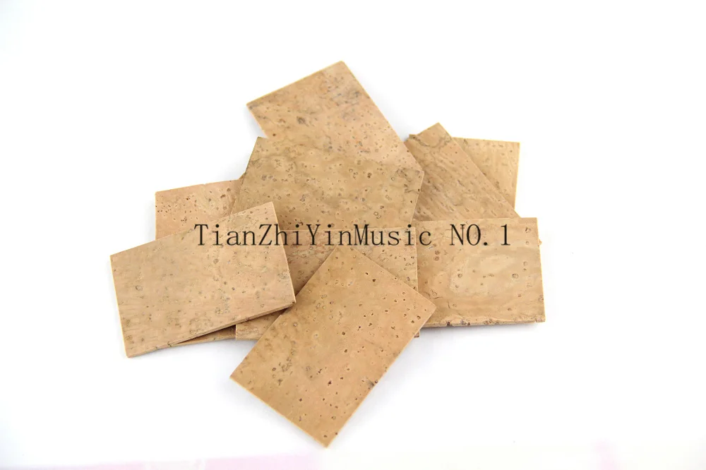 10Pcs Natural Sax Saxophone Neck Cork Sheet 2mm