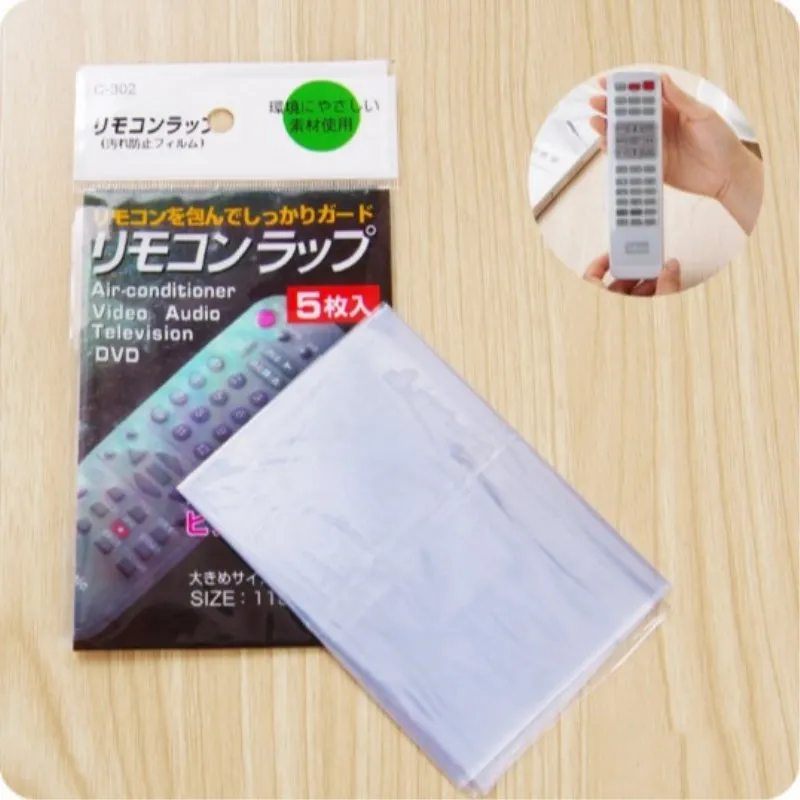 4 Packs 20Pcs Shrink Wrap Bags,Heat Shrink Film Wrap, Remote Control Protective Film Heat Shrinkable Thermoplastic Film