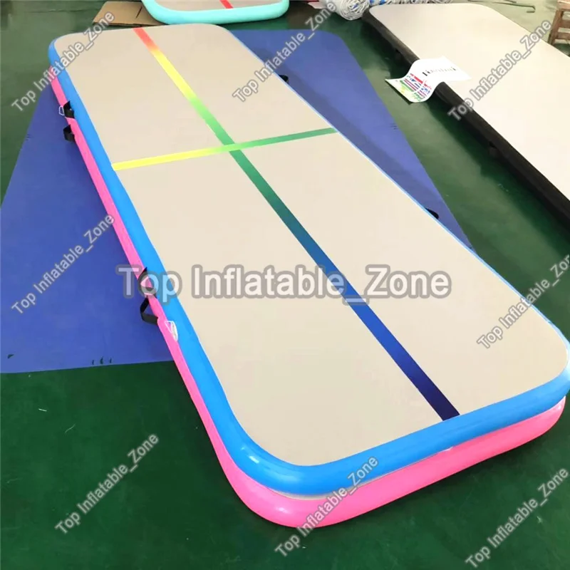 Free shipping free pump inflatable tumbling mat/air floor/air mat/air track for sale 3m factory price air track mat for gym