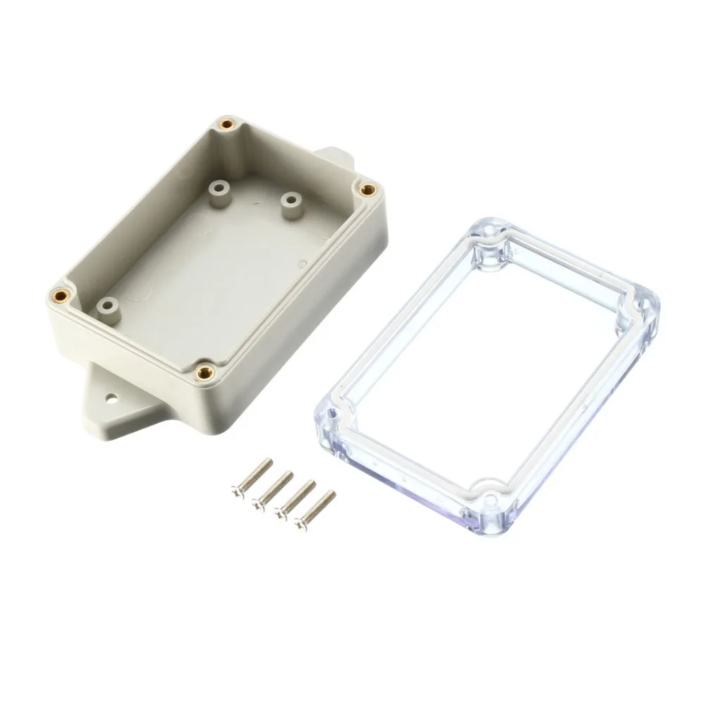 Uxcell Waterdichte Verzegelde Abs Plastic Behuizing Box Case Clear Junction Box Outdoor Project Instrument Case Elektrische Doos
