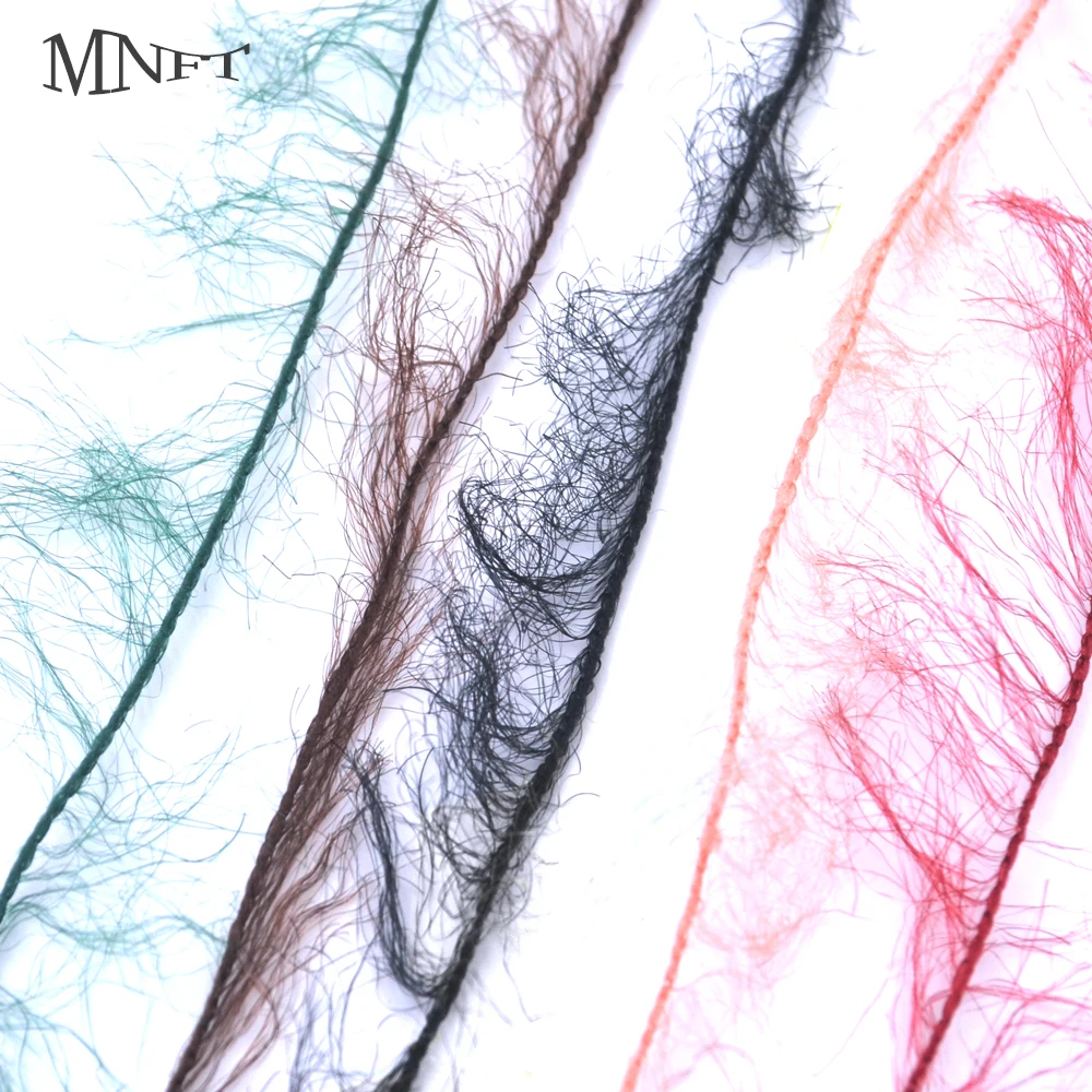 MNFT 10Meters Hairy Dubbing Line Yarn Fibers  Fly Tying Materials Assorted Colors Sales