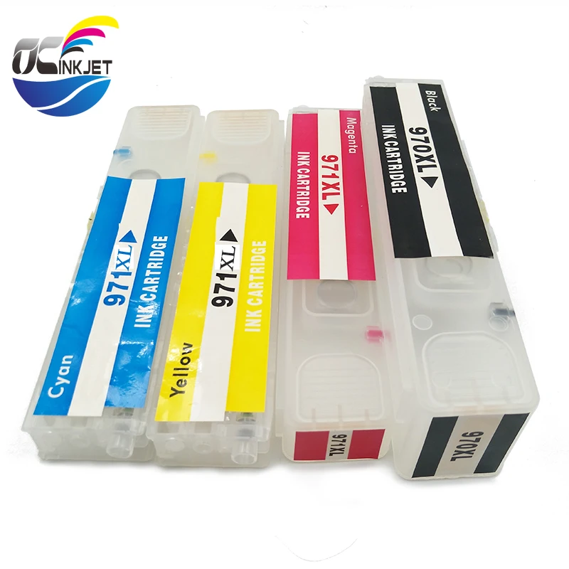 

OCINKJET 970 971 970XL 971XL Empty Refillable Ink Cartridge For HP 970 971 Suit for HP Officejet Pro X451dn X551DW 476dw 576dw