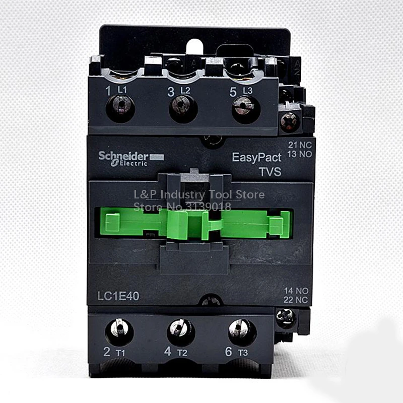 Schneider-contator de Circuito Elétrico Original China Lc1-e Easypact Série Tvs Lc1e40m5n 18.5kw380v 40a Atualizado para Lc1n40m5n Novo