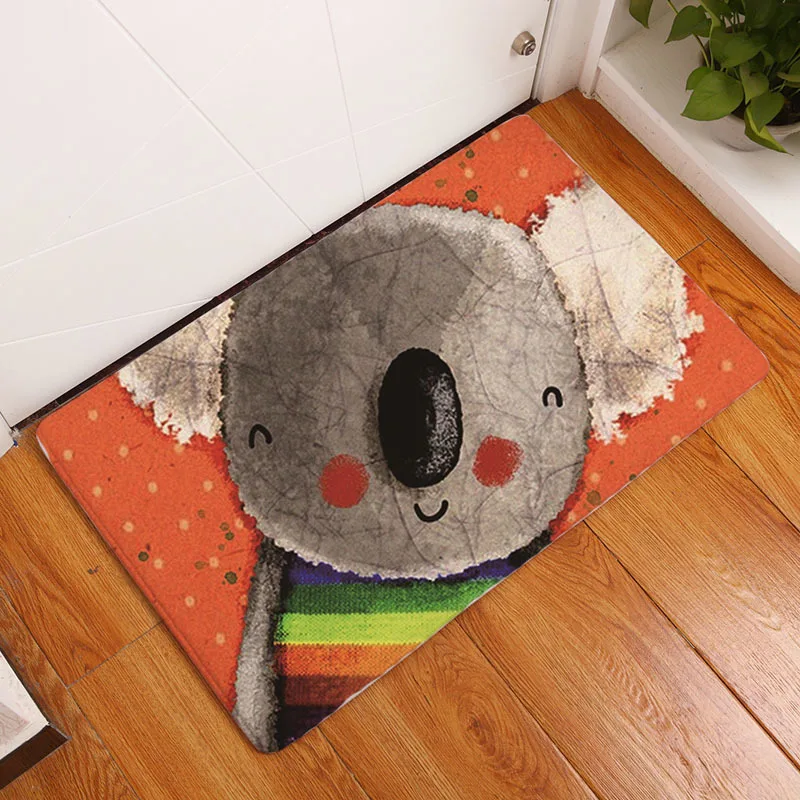 Custom mat anti-slip personalized printed your design picture photo, Flannel Floor customized doormats for Bath Door Living Room