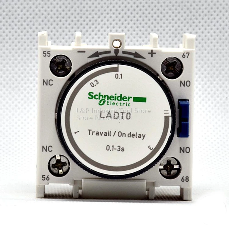 

100% New Original Schneider LADT0 0.1-3S Time Delay Block Electricity Delay LA-DT0 For Contactor