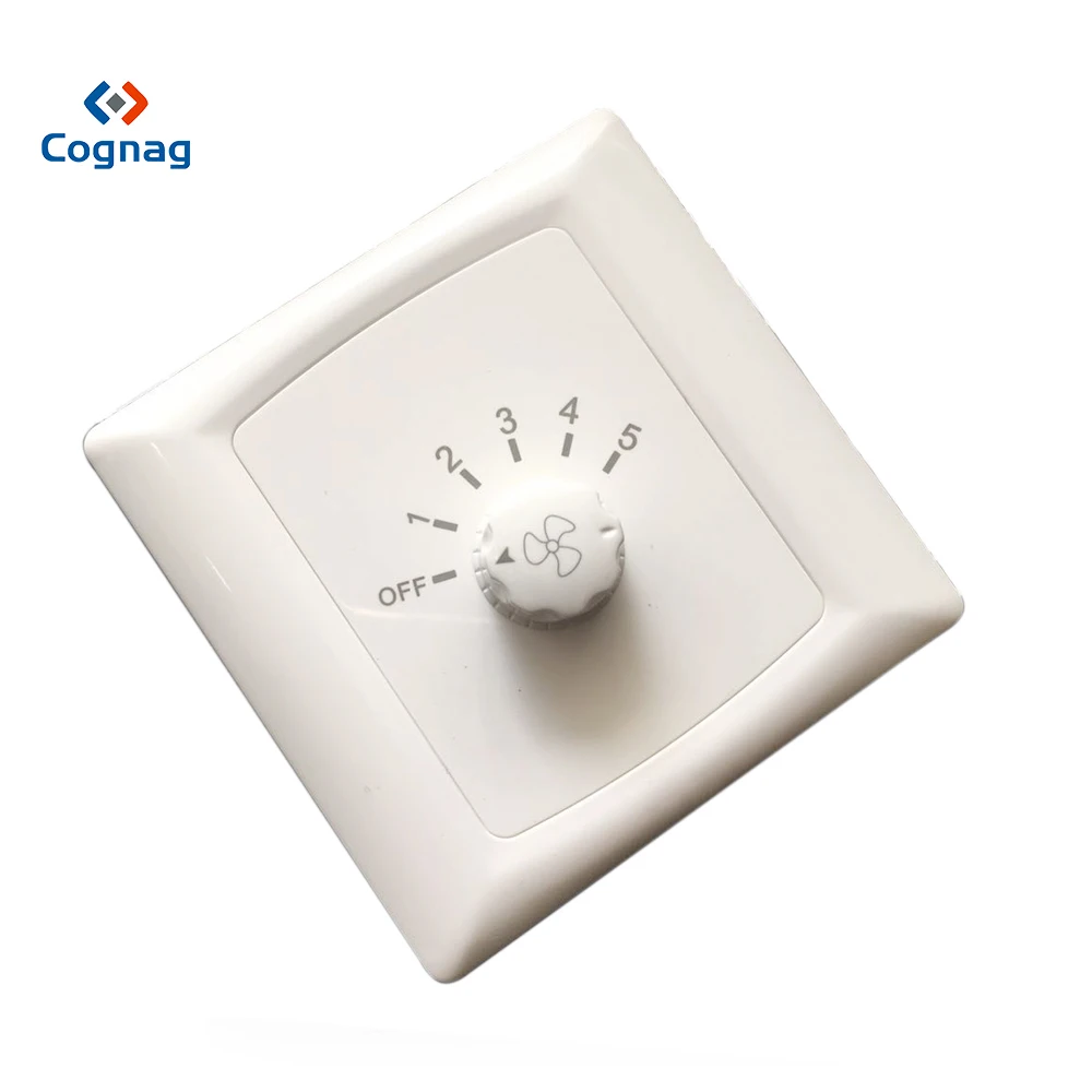 Best price ceiling fan 5 step speed control regulator dimmer switch wall button  electric switch 220V 10A