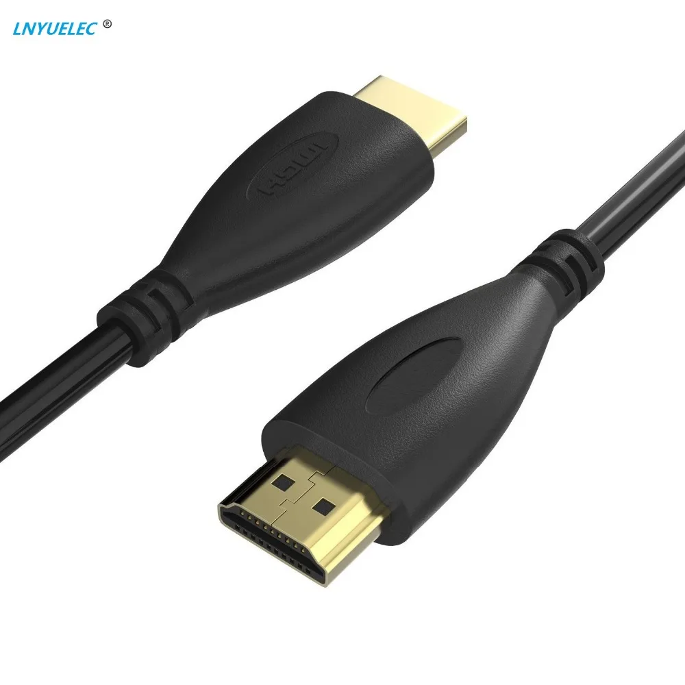 LNYUELEC High Speed HDMI-compatible Cable with Ethernet, Supports 1080p 3D and Audio Return, 0.3m 1m 1.5m 2m 3m 5m 7.5m 10m