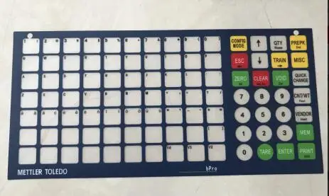 METTLER Toledo bPro Scale Keyboard Film (ENGLISH VERSION)