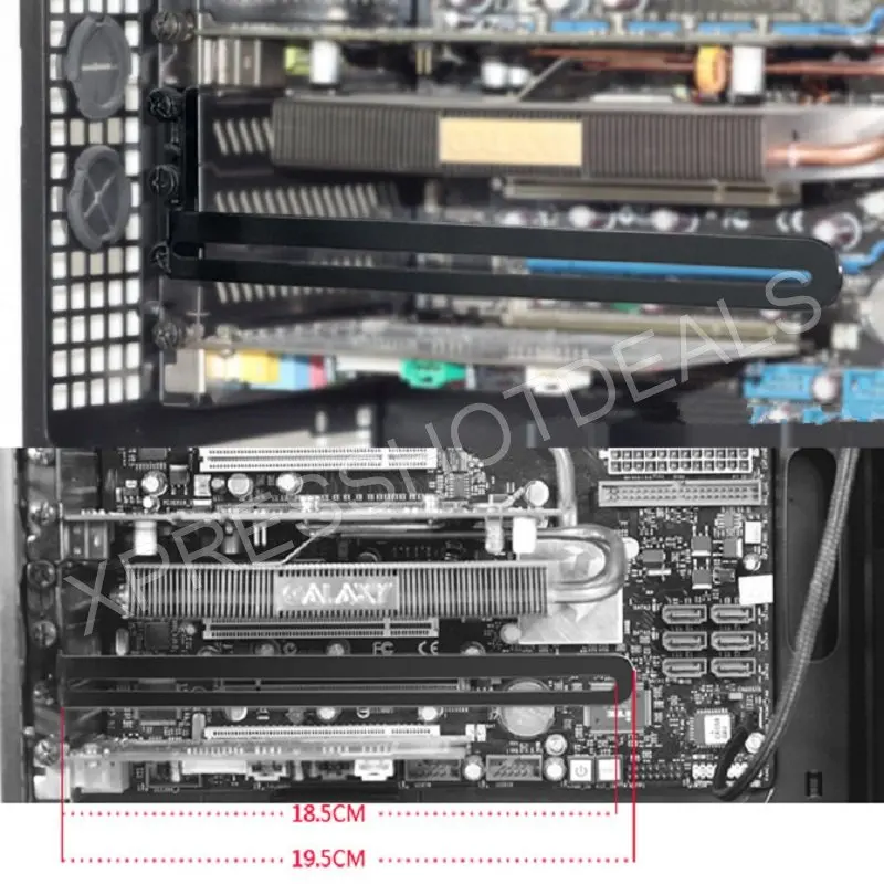 PCI Side-blown Graphics card cooling fan mount bracket image 5