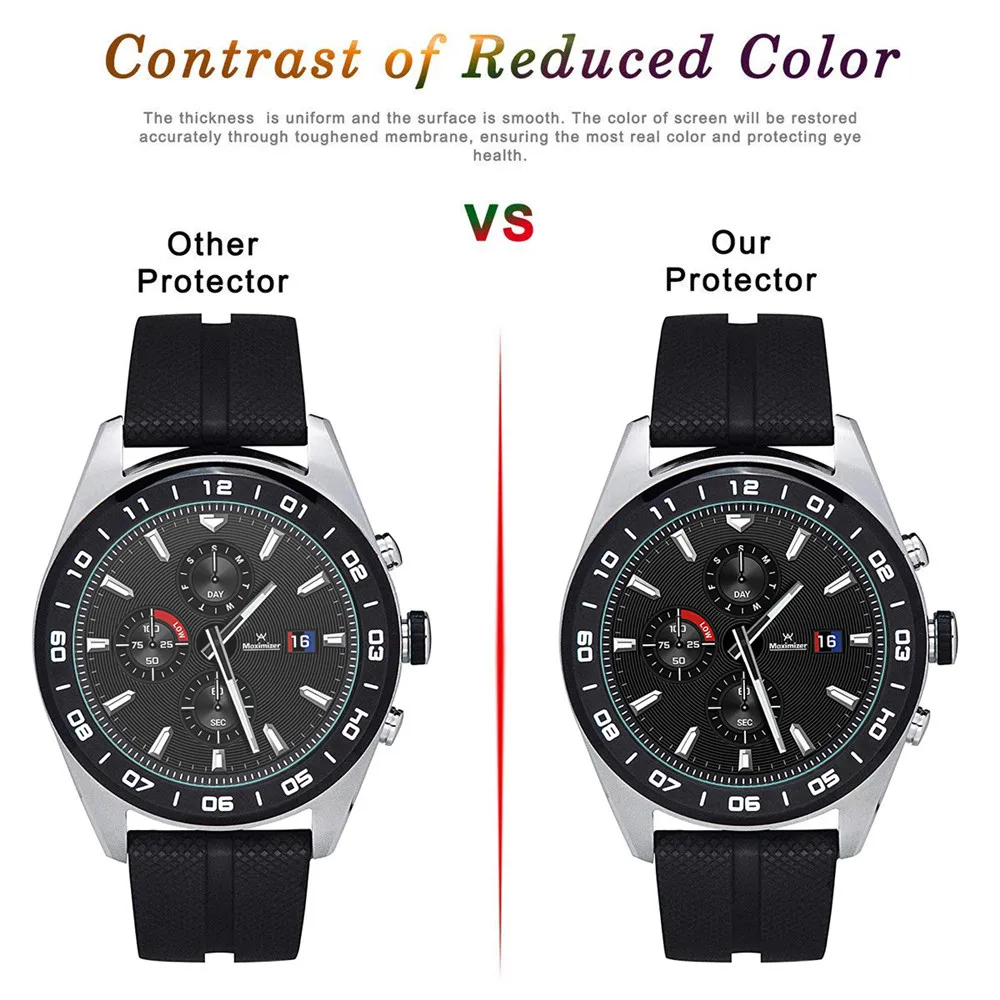 Dành Cho LG Dây W7 Màn Hình Kính Cường Lực Bảo Vệ 9H 0.3Mm 2.5D Tròn Edge Chống Cháy Nổ Chống Trầy Xước kính Bảo Vệ Bộ Phim