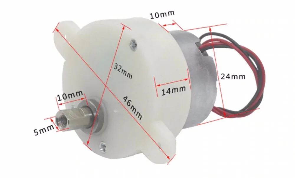 Js30 speed motor DC motor gearbox motor small household electrical appliances Christmas gift machine sewing spareparts