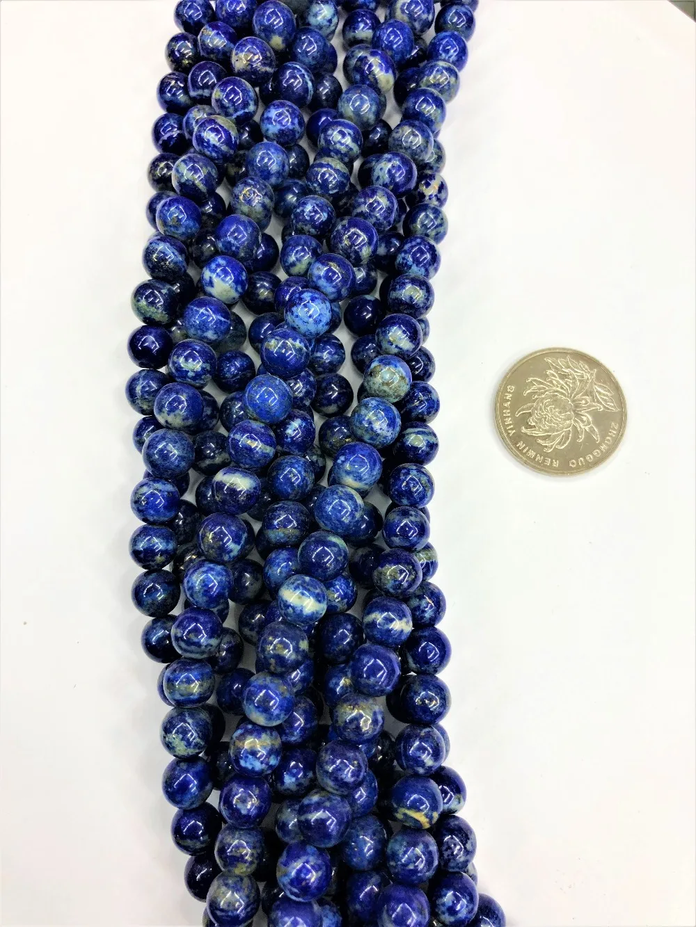 8mm Natural Beads Stones Lapiss Semi Precious Beads Strand 15 inches Wholesale For DIY For Barcelet Making