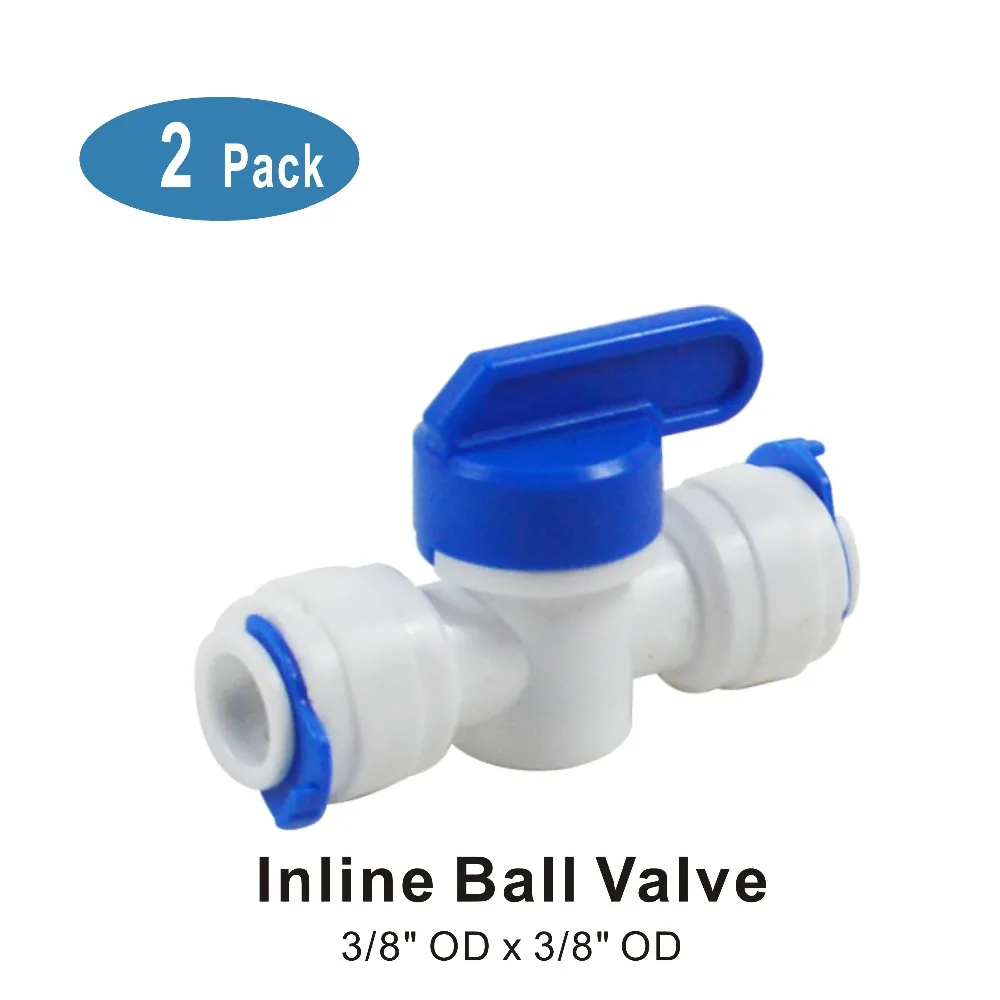 Straight Inline Ball Valve Fitting 3/8