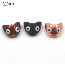 MNFT 6PCS Fish Skull Sculpin Helmet (Head) Weighted Streamer Heads Fish Fly Tying Materials