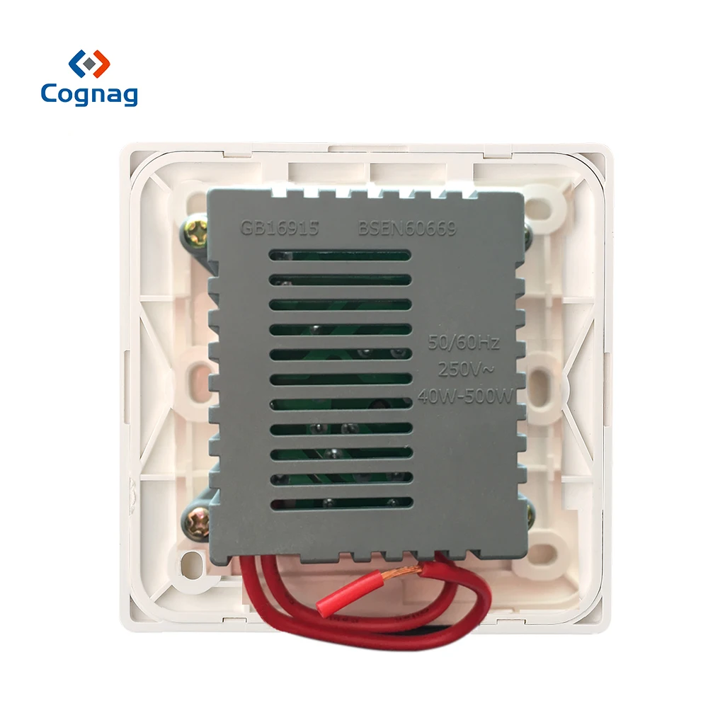 Best price ceiling fan 5 step speed control regulator dimmer switch wall button electric switch 220V 10A