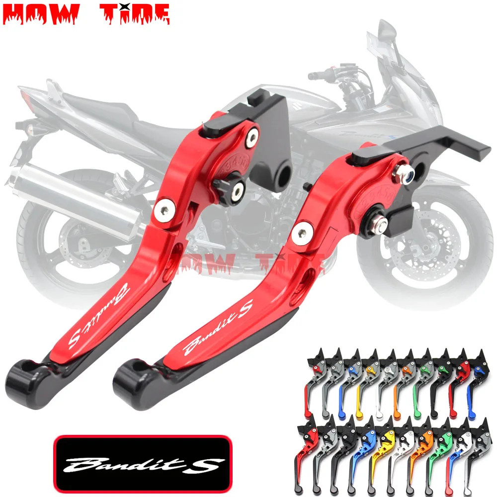 For SUZUKI GSF600S GSF400 GSF BANDIT S-K4 600S 400 97 98 03 free shipping Motorcycle Adjustable Long Short Brake Clutch Levers