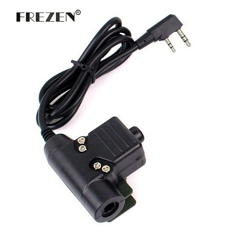 Z-TAC U94 PTT Cable Plug  Military Adapter Talkie Headset Airsoft Accessories Z113 for Walkie Talkie Kenwood TYT Baofeng wouxun