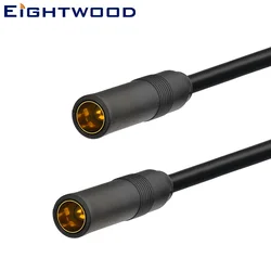 Eightwood Car Radio Antenna Aerial Extension Lead Cable DIN 41585 Female Socket Adapter Connectors for Mazda Nissan Customizable