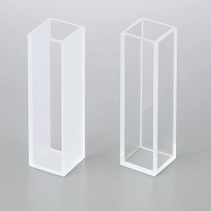 two pass light  quartz fluorescence cuvette JGS3