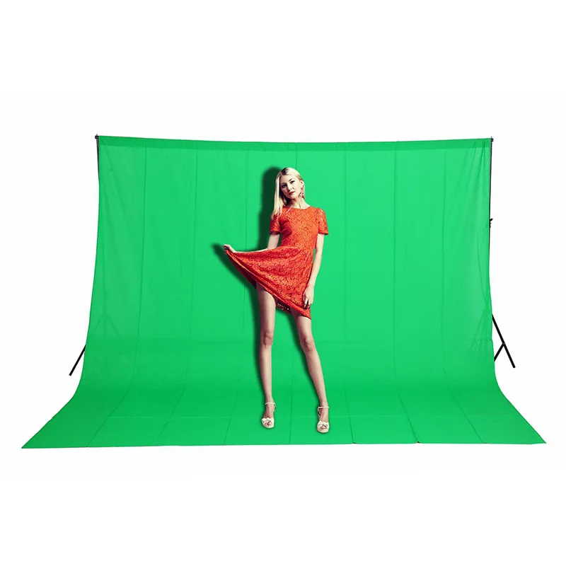 3X2M Photography Photo Studio Simple Background Backdrop Solid Color Cotton Green Screen Chromakey Cloth