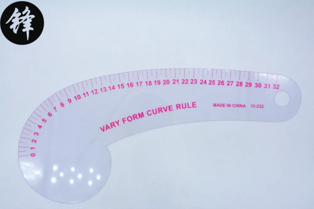 Clothing plate making clothing ruler multipurpose knife curve ruler 32cm ruler drawing ruler