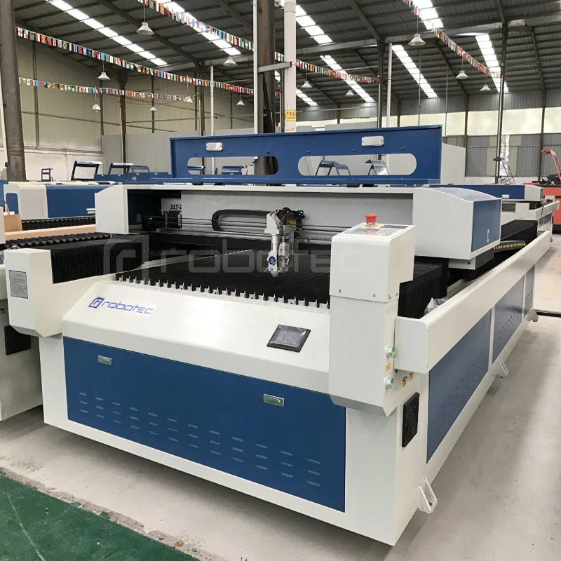 Robotec-cortadora láser 1325, máquina de corte láser co2 de metal, cnc de acero inoxidable