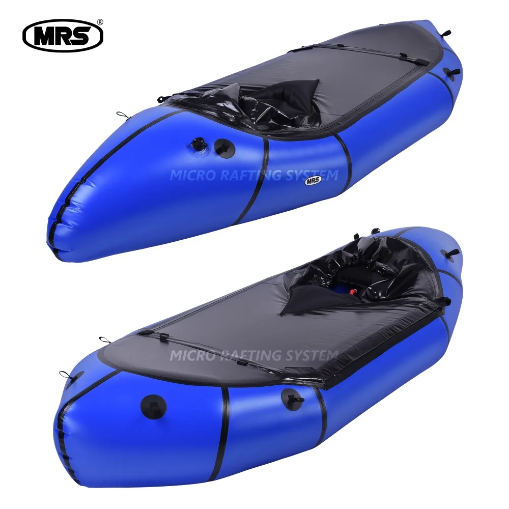 [MRS][Microraft ]Micro rafting systems blue inflatable packraft Kayak boat ultra-light boat fishing hiking drfting