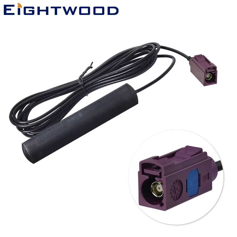 

Eightwood 2dBi GSM UMTS HSPA CDMA Antenna 824-960Mhz 1710-1990Mhz Aerial Fakra D Female Connector 300cm Extension Patch Mount