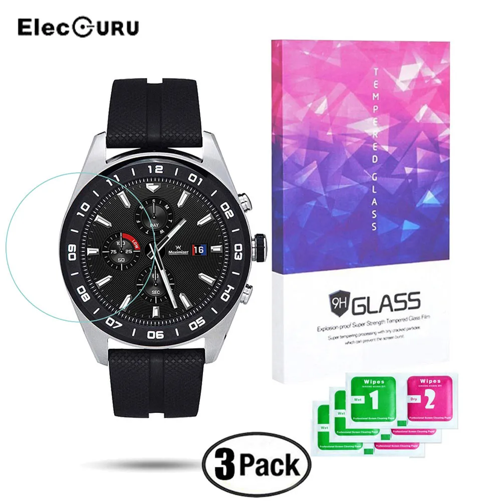 For LG Watch W7 Tempered Glass Screen Protector Film 9H 0.3mm 2.5D Round Edge Explosion Proof Anti Scratch Protective Glass Film