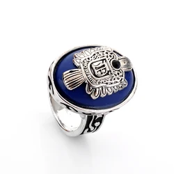 Lureme Brand Jewelry Vintage Vampire Diaries Rings Salvatore Damon Stefan 's Punk Rings For Women&Men Christmas Gifts