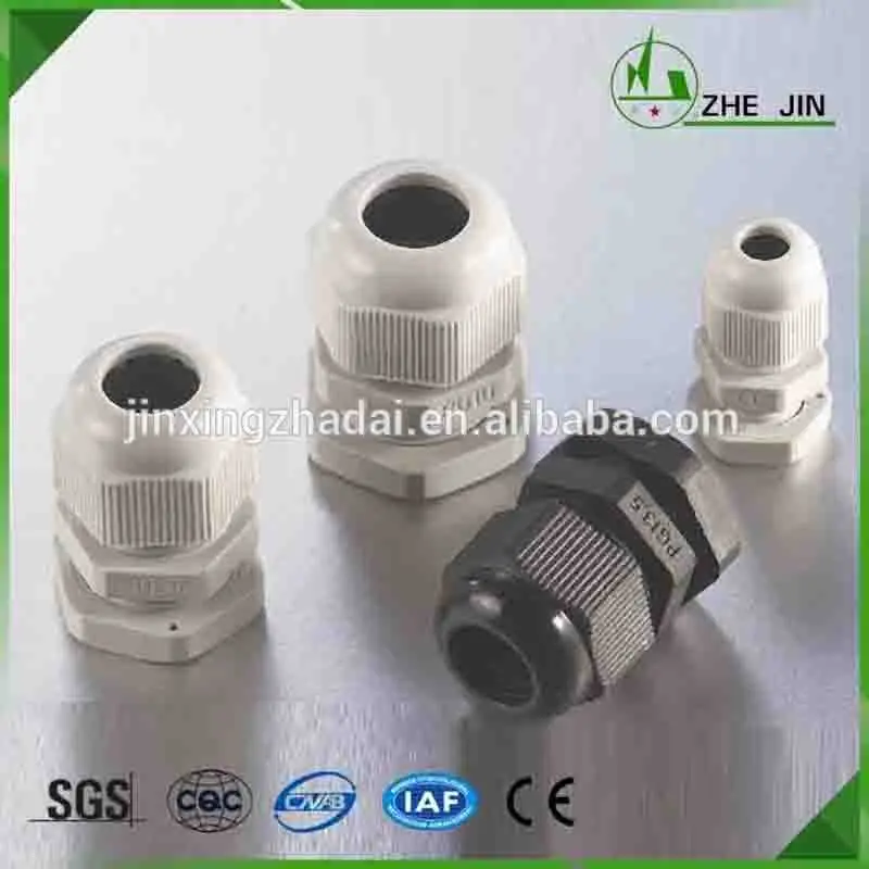 ZHEJIN (100pcs) IP68 PG7 3.5-6MM PP Waterproof Connectors Cable entry Cable Glands