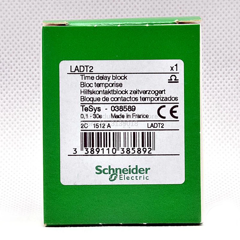 Imagem -05 - Original Novo Schneider Ladt2 130s Tempo de Atraso Bloco On-delay La-dt2 para Contator Boa Qualidade Atualização para Preto 100