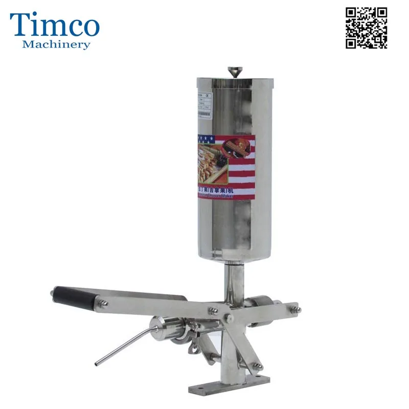 TIMCO Churro Filling 5L Stainless Steel Spanish Churros Jam Chocolate Filler