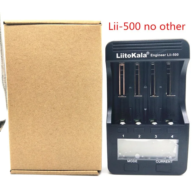 LiitoKala lii-500 lii-402 LCD 3.7V 1.2V 18650 26650 16340 14500 10440 18500 20700B 21700 Chargeur de batterie avec écran