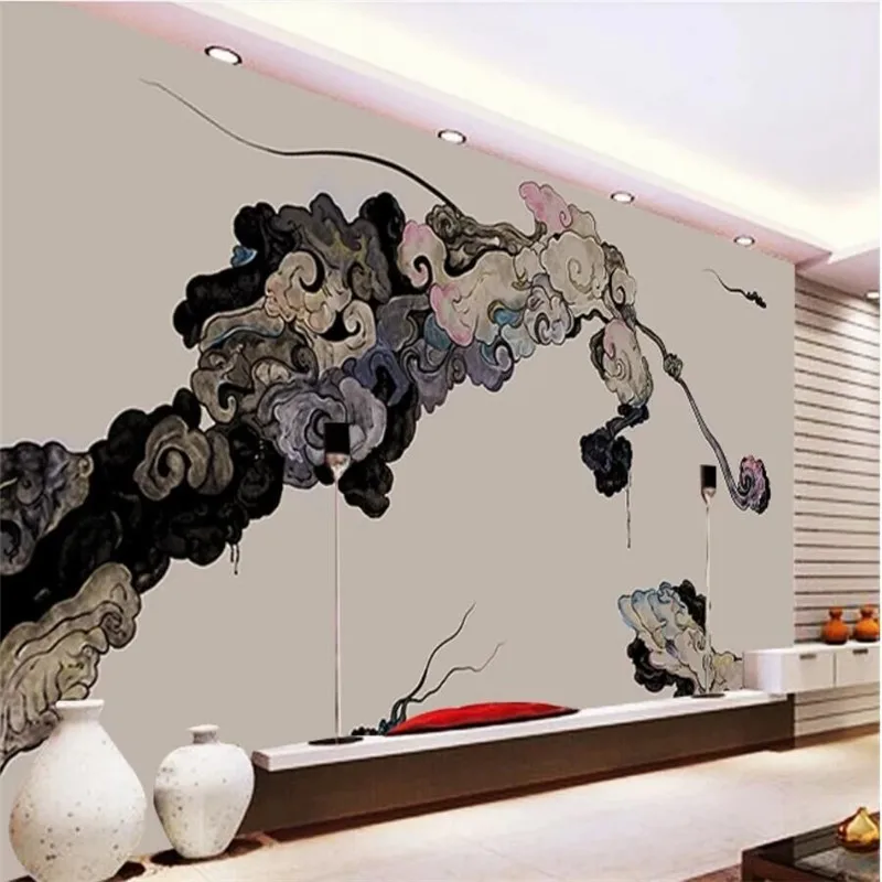 Xiangyun map wall professional custom high-end mural factory wholesale wallpaper mural photo wall