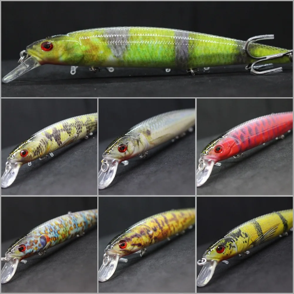 wLure Jerkbait Fishing Lure 14cm 24g Minnow Weight Transfer System Long Casting Lifelike High Quality Hooks Fishing HM774