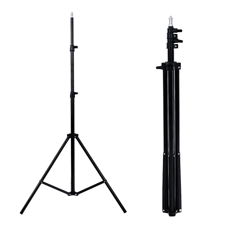 

fusitu Professional Photo 2.2M Light Stand Tripod With 1/4 Screw Head For Photo Studio Video Flash Umbrella Reflector Lighting