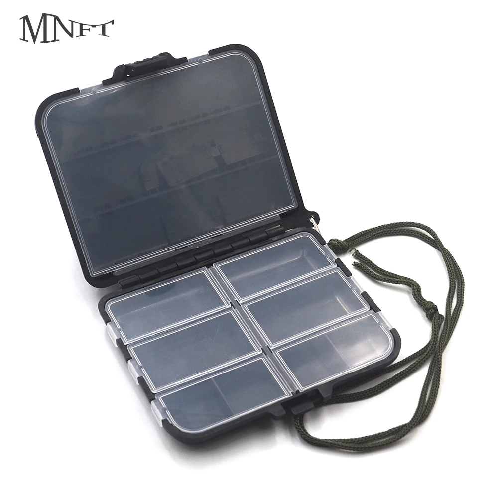 MNFT 1Pcs Black High Quality Waterproof Fishing Tool Box  Lure Bait Tackle Storage Box 11 Compartment Fishing Tackle Storage Box