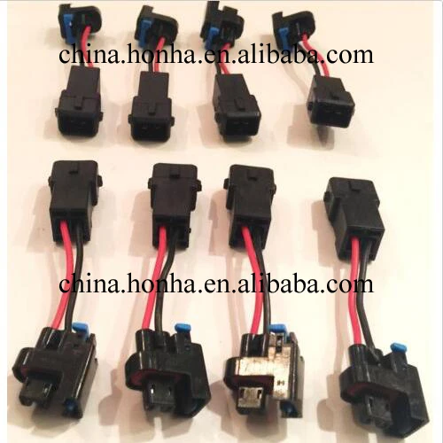 

Free shipping LQ4, LQ9 4.8 5.3 6.0 for Delphi Injectors to LS1 LS6 LT1 EV1 wire Harness Adapters