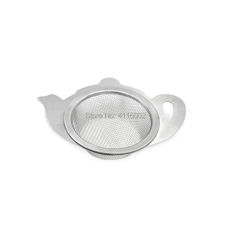 Stainless Steel Tea Strainer with Handle Mesh Infuser Container Holder for Teapot Mugs Cups Loose Tea Brewing Tools