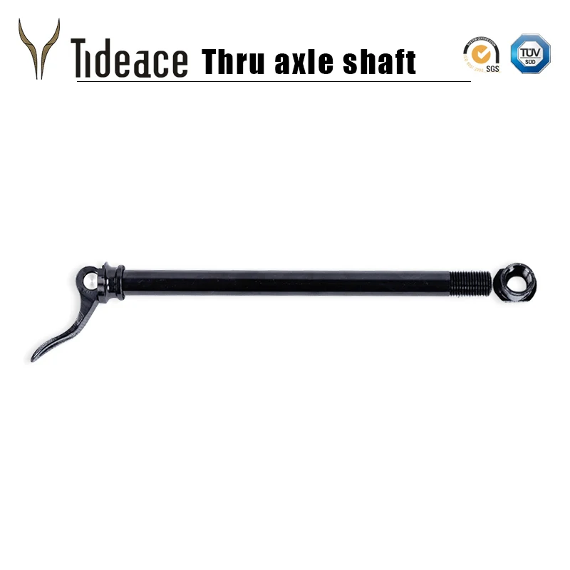 Alloy Thru Axle Skewer para Snow Bike, Fat Bike Frame, bicicleta traseira Skewer Shaft, 197*12mm