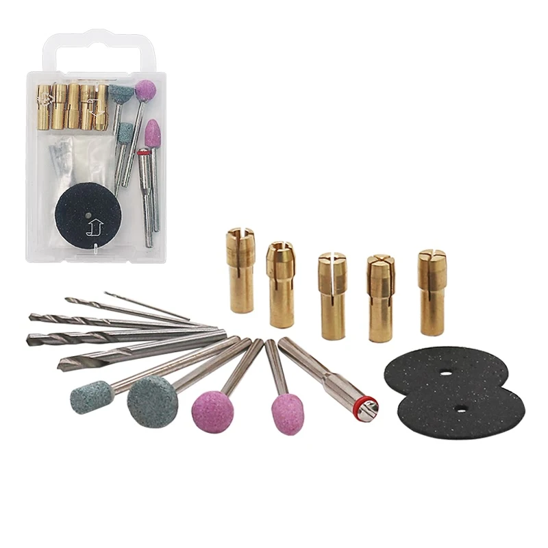 Mini Electric Grinder Set, Dremel Grinding, Acessórios, Ferramenta para Fresagem, Polimento, Perfuração, Corte, Gravura, 12V DC