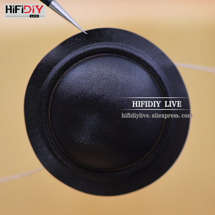Hifidiy Sống 2 Cái/bộ 1 Inch 25.4 25.5 Mm Tweeter Tiếng Nói Phối Xanh Đen Mềm Mại/Trong Suốt Lụa Màng Loa Treble chi Tiết Sửa Chữa DIY