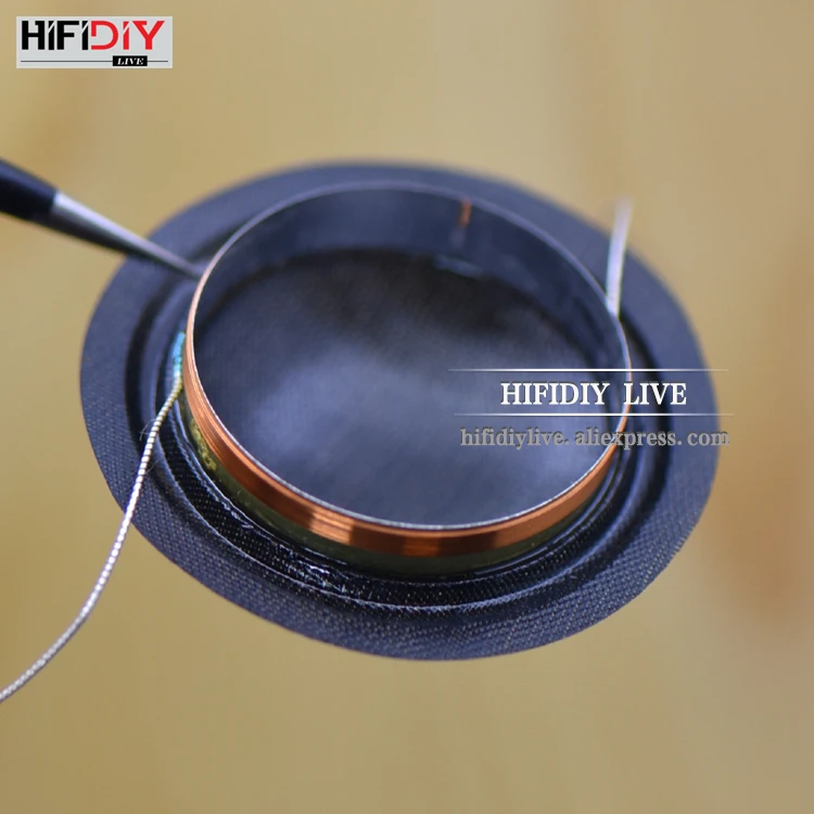 Hifidiy Sống 2 Cái/bộ 1 Inch 25.4 25.5 Mm Tweeter Tiếng Nói Phối Xanh Đen Mềm Mại/Trong Suốt Lụa Màng Loa Treble chi Tiết Sửa Chữa DIY