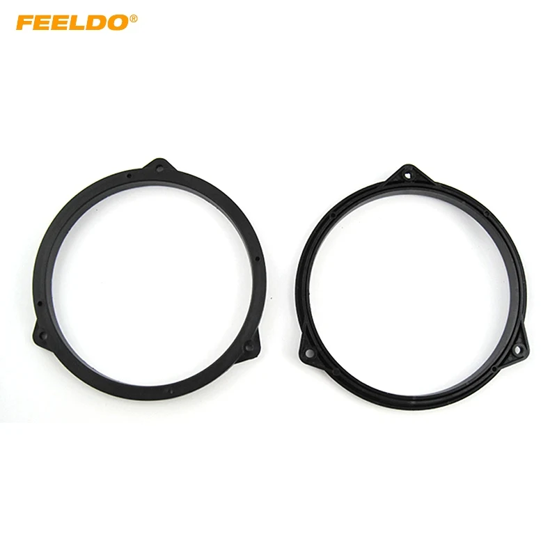 FEELDO 2pcs Car Speaker Spacer Mat for Hyundai KIA Audio Refitting Washer Pad Rings Pad Auto Plates Bracket Pad Adapter#6047