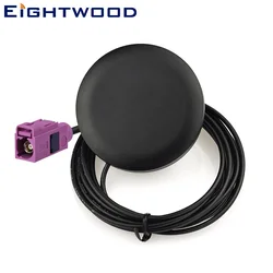 Eightwood 2320-2345 MHz Antenna DAB per auto Fakra H Viola Femmina 3 m Cavo Adesivo Antenna per Sirius XM Satellite Radio Stystem