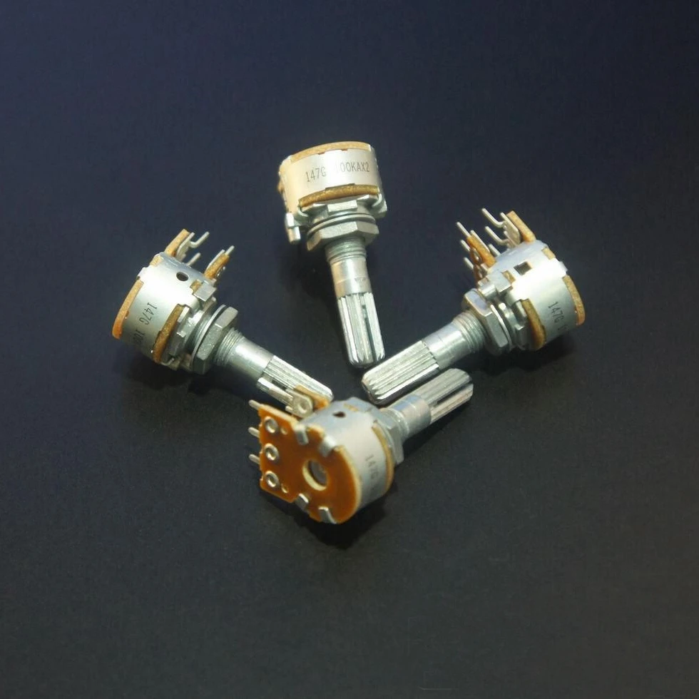 일본 오리지널 ALPS16 유형 볼륨 전위차계 Universal Rachis 100KA 50KA HIFI DIY