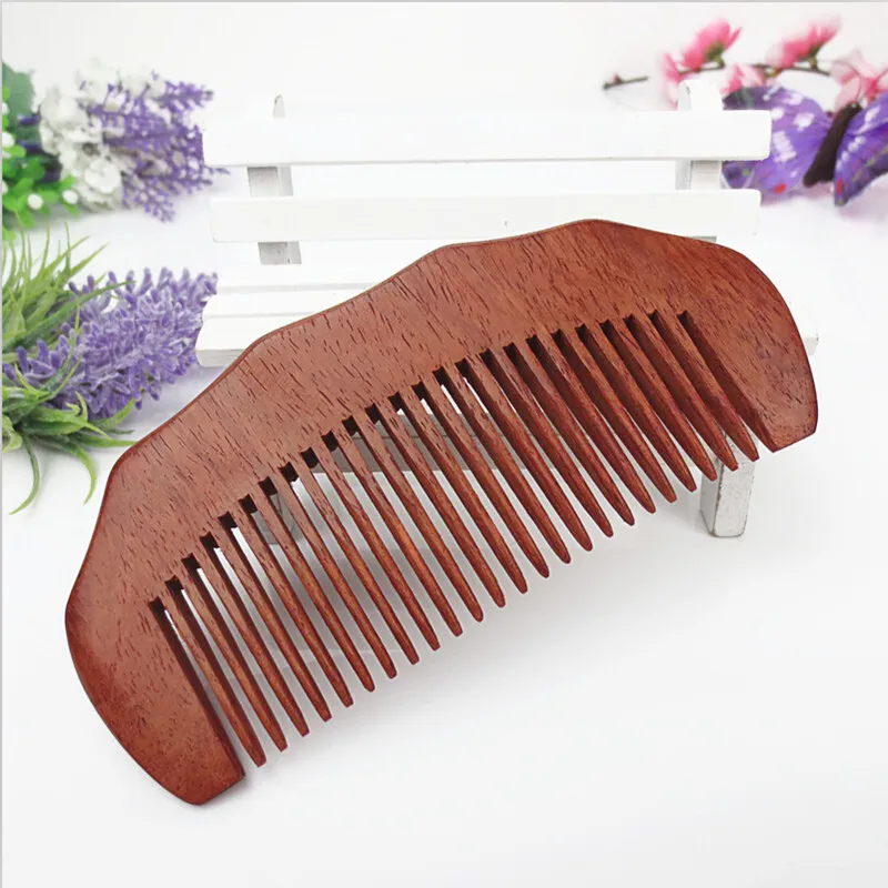 Natural Vietnamese Rosewood combs Wooden Comb Wide Tooth No-static head Massage Hair Brush Health care Comb peine Hair Tool