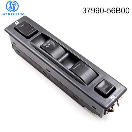 Interruptor de botón de Control maestro de ventanilla eléctrica electrónica, para Suzuki Sidekick 1992-1998, para Geo Tracker Vitara 3799056B00, 37990-56B00