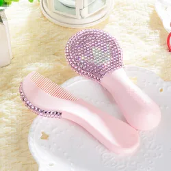 MIYOCAR bling bling Prince Princess baby comb very soft and safe good for baby hair ideal gift for baby shower and birthday